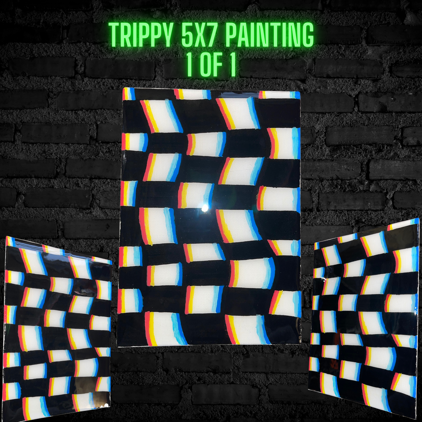 5x7 Trippy PAINTING