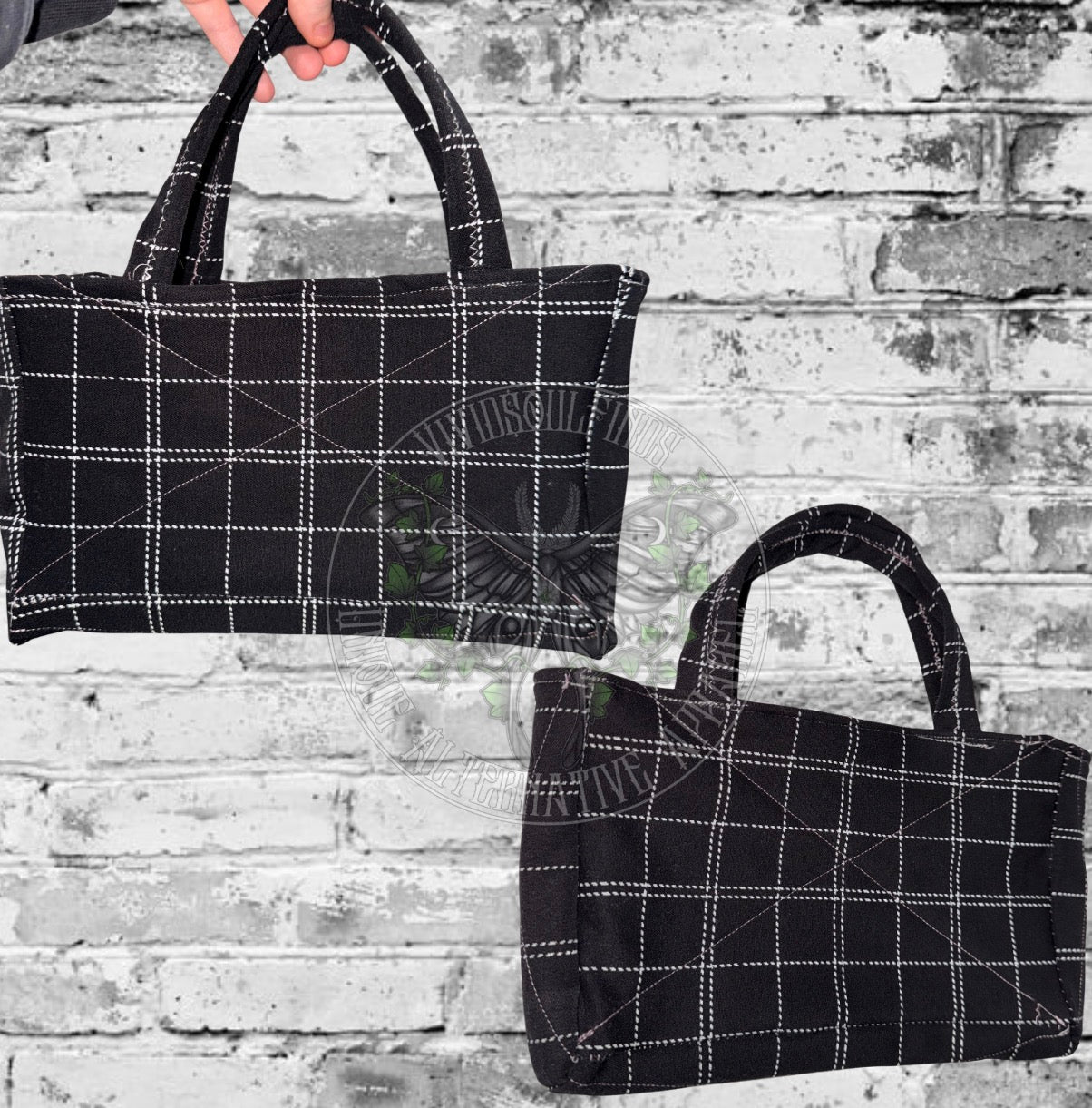 Striped Hand bag READY TO SHIP