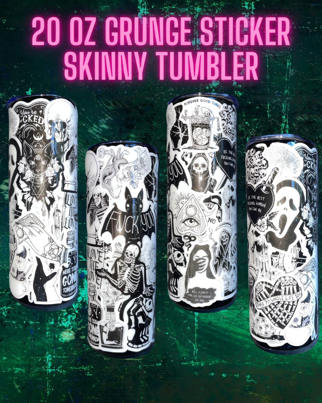 Alt Sticker 20 OZ Tumbler READY TO SHIP