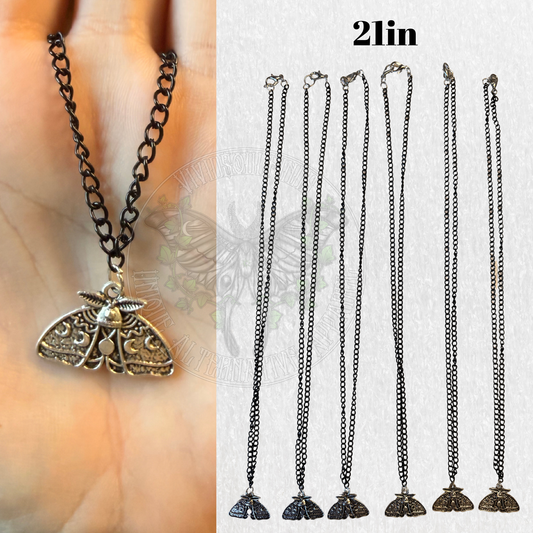 Chain Moth Necklace READY TO SHIP