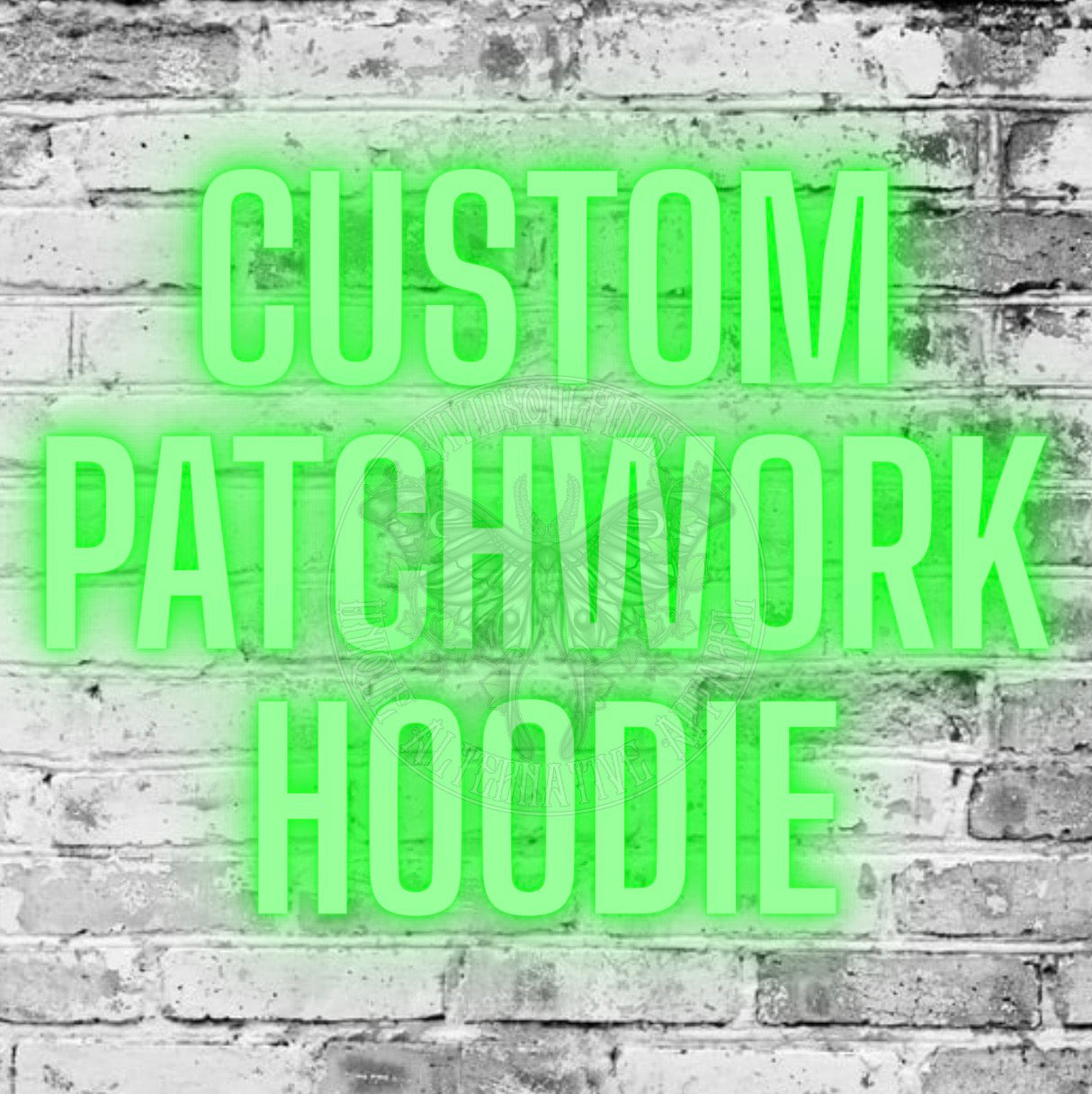Custom Patchwork Hoodie