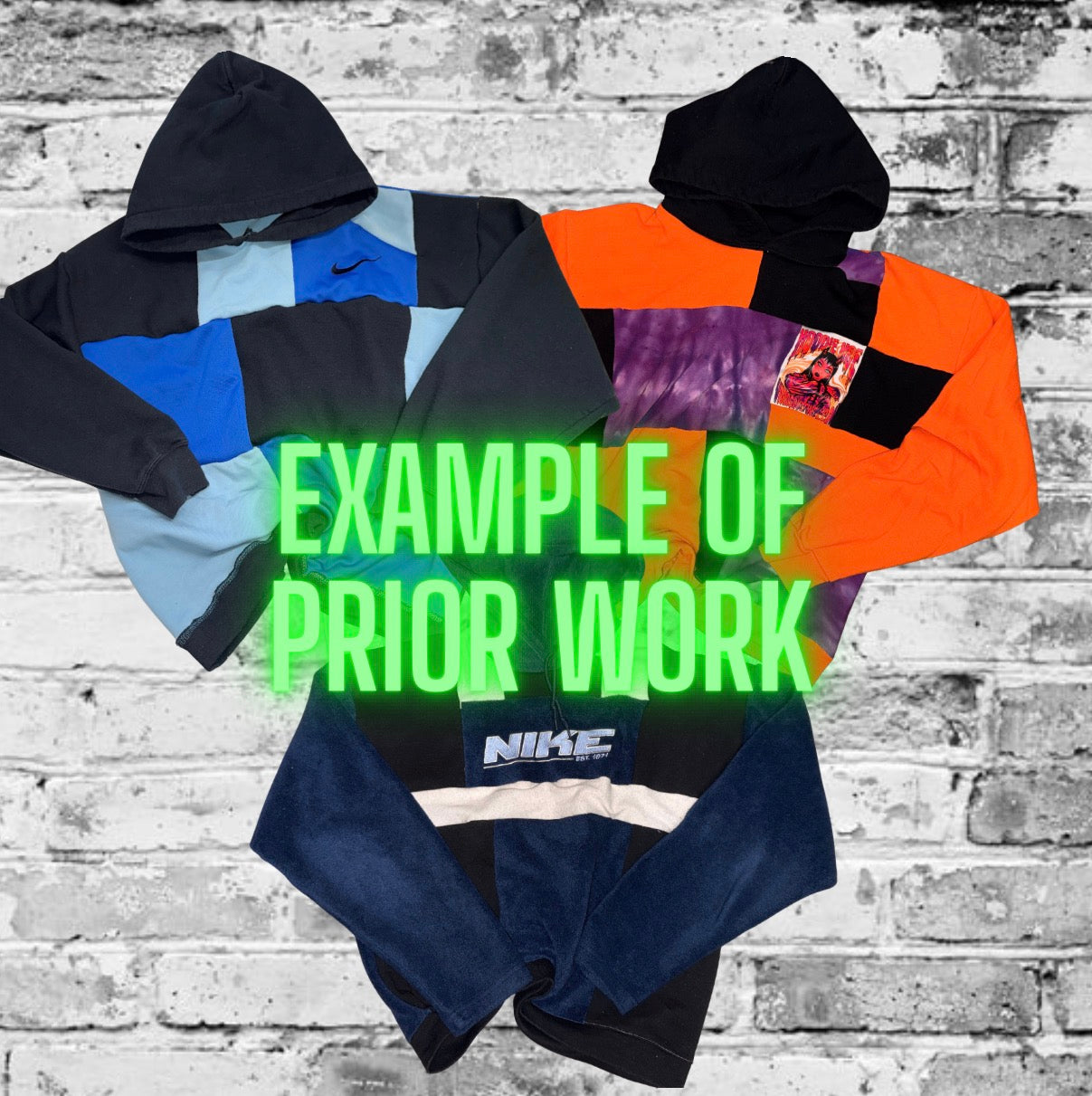 Custom Patchwork Hoodie