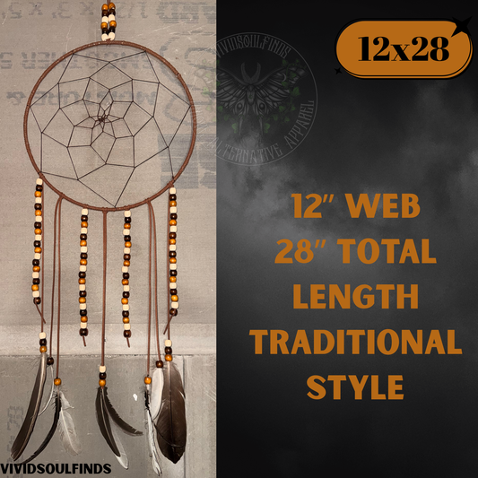 12x28 Tan Dream Catcher READY TO SHIP
